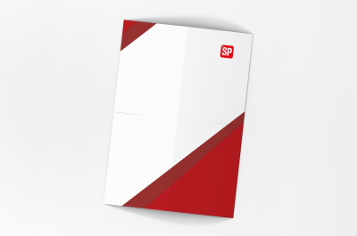 Falzflyer DIN A5, 8-seitig Kreuzfalz