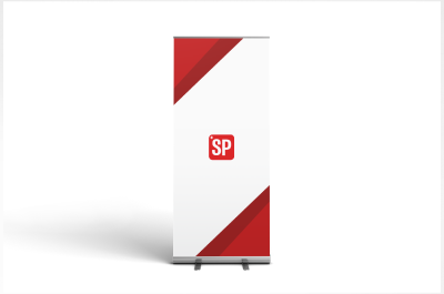 Roll-Up Banner & Gestell und Transporttasche komplett