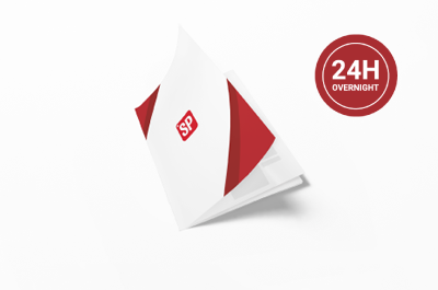 Broschüre DIN A5 hoch - 40 Seiten Overnight 24H